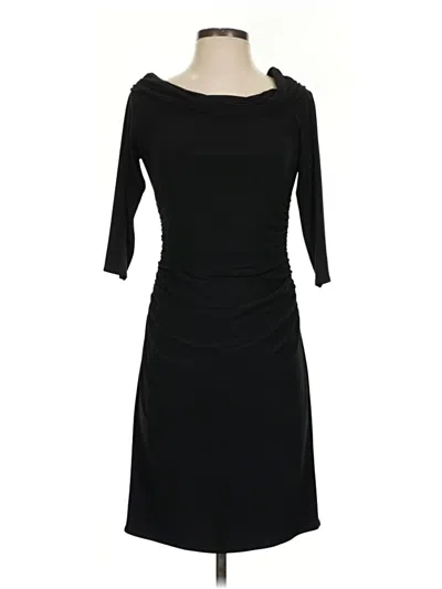 Pre-owned Caché Cocktail Dress In Black