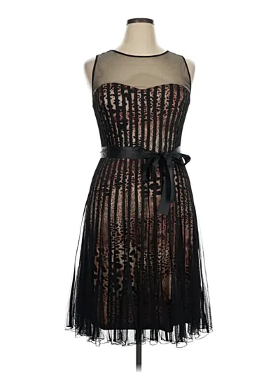 Pre-owned Caché Cocktail Dress In Black