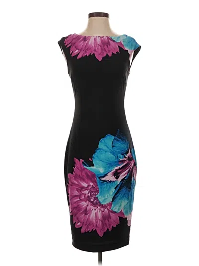 Pre-owned Caché Cocktail Dress In Black
