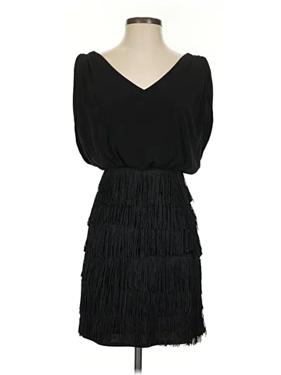 Pre-owned Caché Cocktail Dress In Black