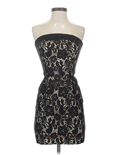 Pre-owned Caché Cocktail Dress In Black