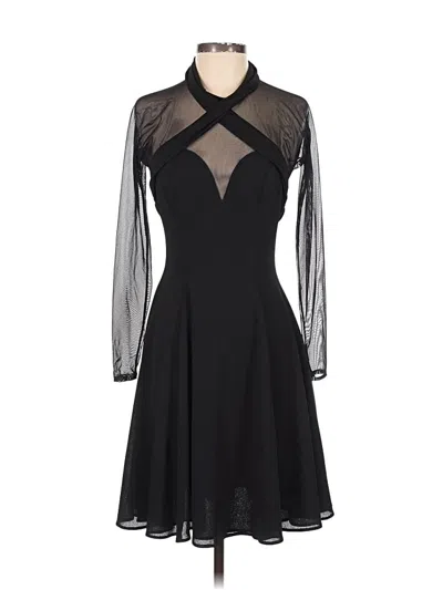 Pre-owned Caché Cocktail Dress In Black