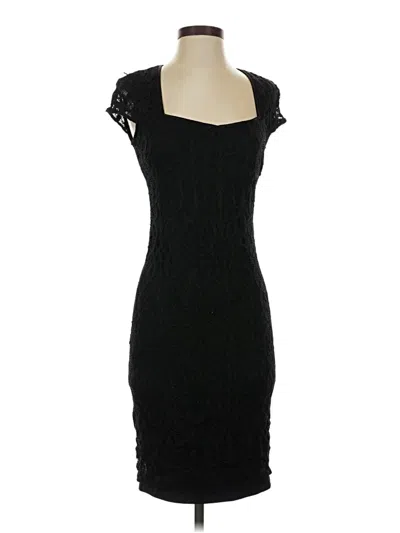 Pre-owned Caché Cocktail Dress In Black