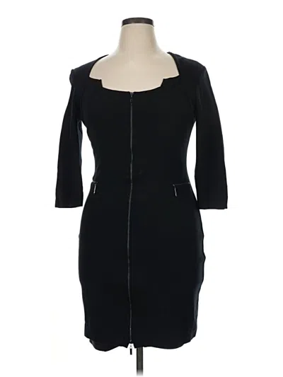 Pre-owned Caché Cocktail Dress In Black
