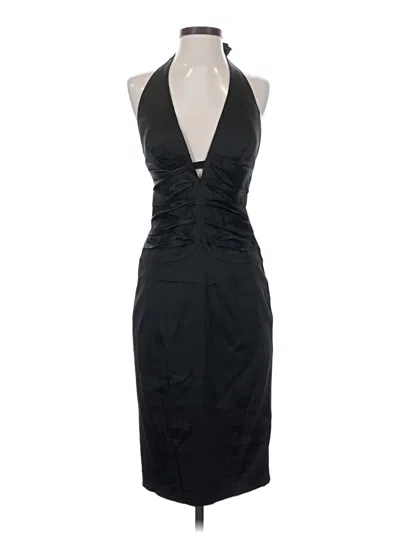 Pre-owned Caché Cocktail Dress In Black