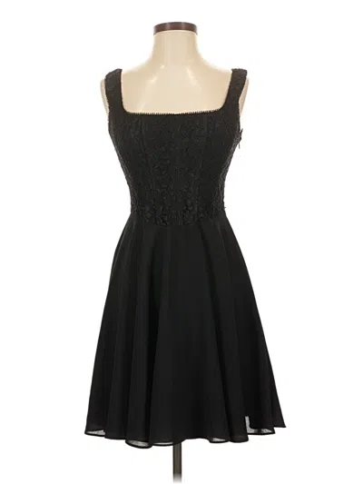 Pre-owned Caché Cocktail Dress In Black