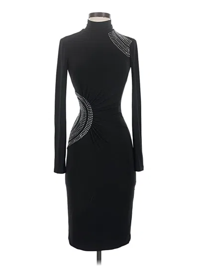 Pre-owned Caché Cocktail Dress In Black