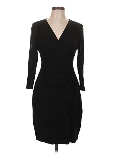 Pre-owned Caché Cocktail Dress In Black