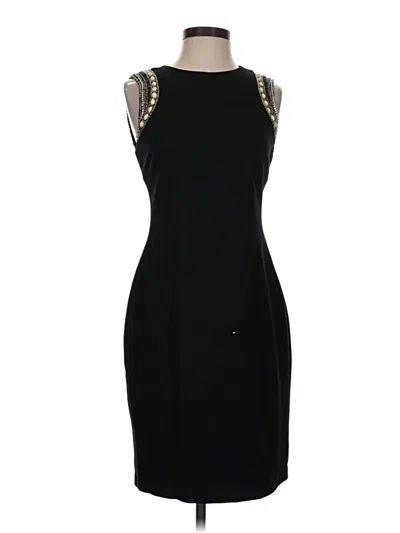 Pre-owned Caché Cocktail Dress In Black