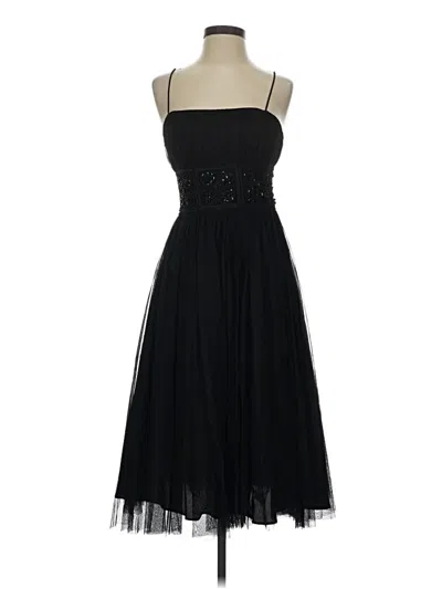 Pre-owned Caché Cocktail Dress In Black