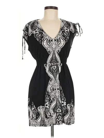 Pre-owned Caché Cocktail Dress In Black