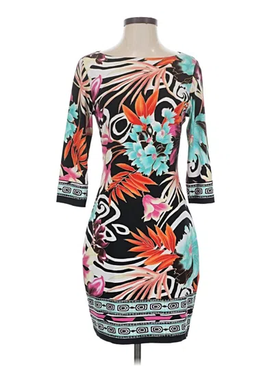 Pre-owned Caché Cocktail Dress In Black