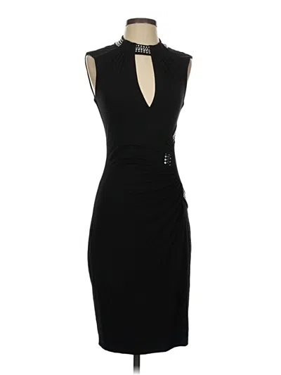 Pre-owned Caché Cocktail Dress In Black