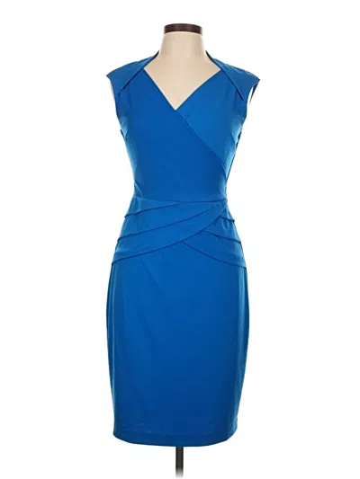 Pre-owned Caché Cocktail Dress In Blue