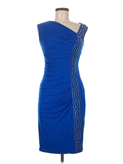 Pre-owned Caché Cocktail Dress In Blue