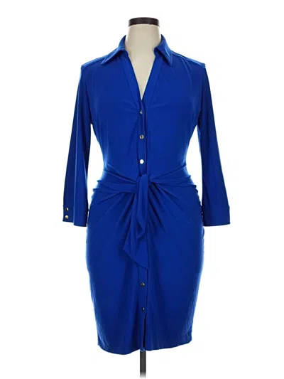 Pre-owned Caché Cocktail Dress In Blue