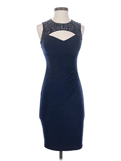 Pre-owned Caché Cocktail Dress In Blue