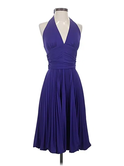 Pre-owned Caché Cocktail Dress In Blue