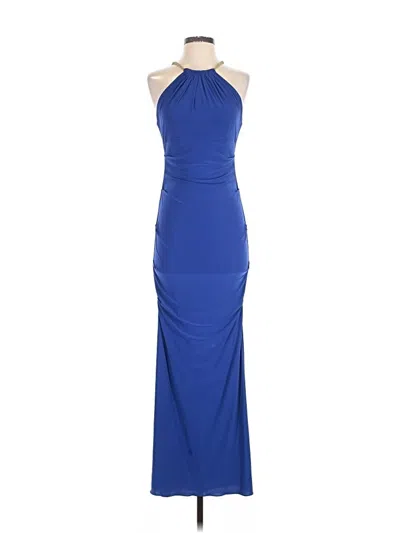 Pre-owned Caché Cocktail Dress In Blue