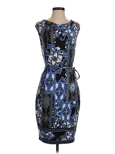 Pre-owned Caché Cocktail Dress In Blue