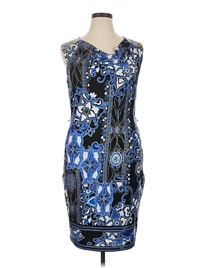 Pre-owned Caché Cocktail Dress In Blue