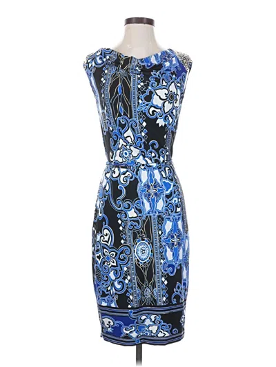 Pre-owned Caché Cocktail Dress In Blue
