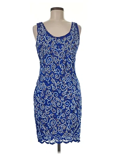 Pre-owned Caché Cocktail Dress In Blue
