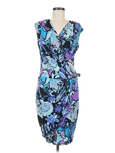 Pre-owned Caché Cocktail Dress In Blue