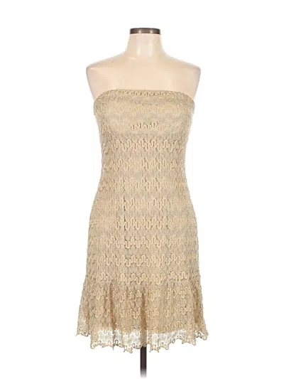 Pre-owned Caché Cocktail Dress In Brown