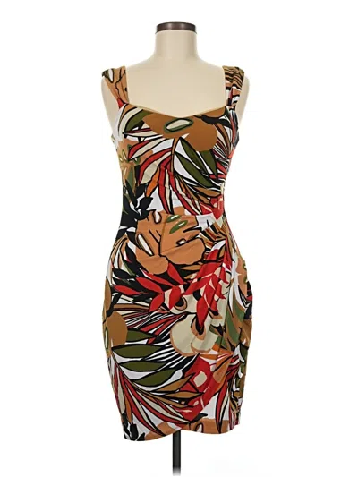 Pre-owned Caché Cocktail Dress In Brown
