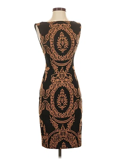 Pre-owned Caché Cocktail Dress In Brown