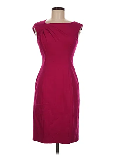 Pre-owned Caché Cocktail Dress In Burgundy