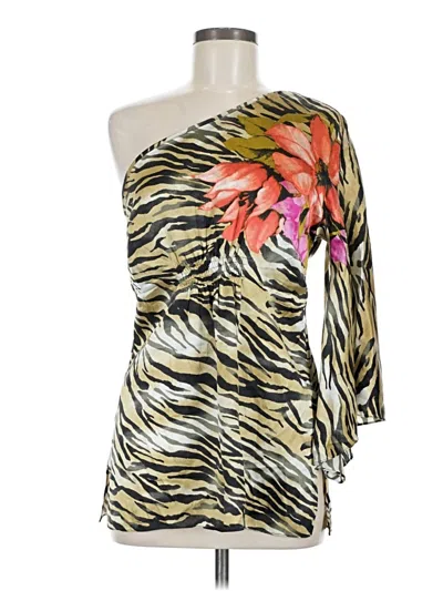 Pre-owned Caché Cocktail Dress In Gold
