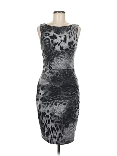 Pre-owned Caché Cocktail Dress In Gray