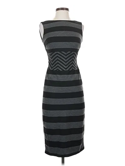 Pre-owned Caché Cocktail Dress In Gray