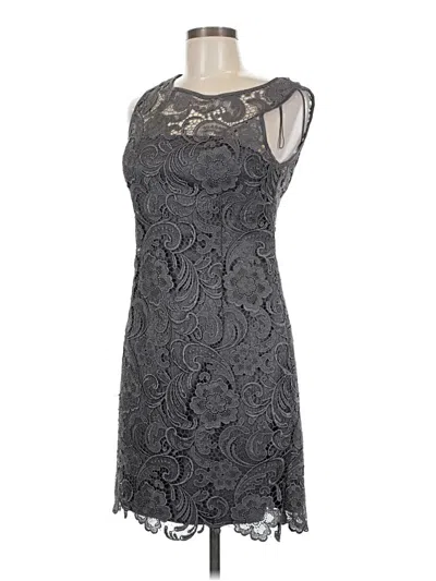Pre-owned Caché Cocktail Dress In Gray