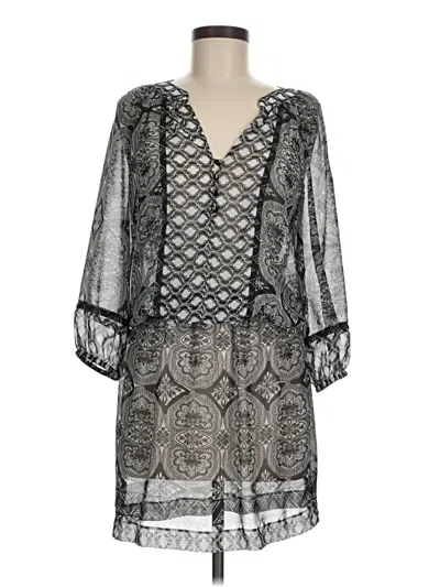 Pre-owned Caché Cocktail Dress In Gray
