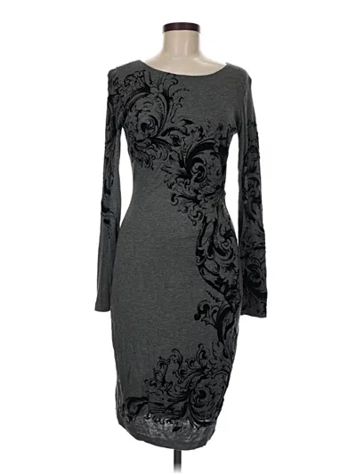 Pre-owned Caché Cocktail Dress In Gray