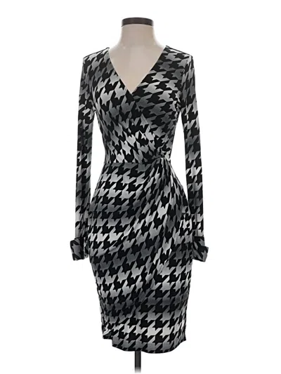 Pre-owned Caché Cocktail Dress In Gray