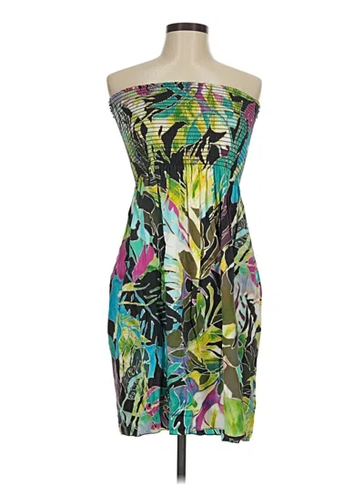 Pre-owned Caché Cocktail Dress In Green