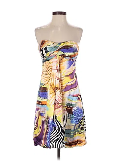 Pre-owned Caché Cocktail Dress In Orange