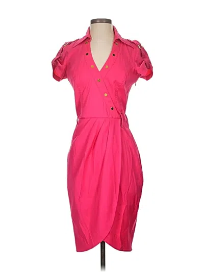 Pre-owned Caché Cocktail Dress In Pink
