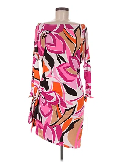Pre-owned Caché Cocktail Dress In Pink