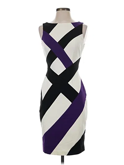 Pre-owned Caché Cocktail Dress In Purple