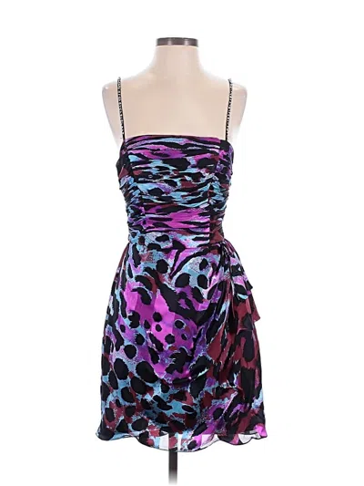 Pre-owned Caché Cocktail Dress In Purple