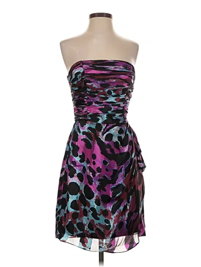 Pre-owned Caché Cocktail Dress In Purple
