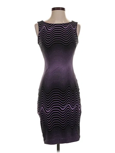 Pre-owned Caché Cocktail Dress In Purple