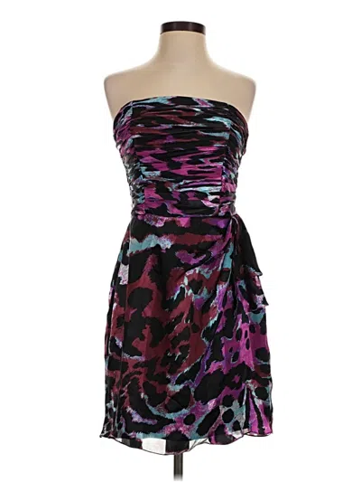 Pre-owned Caché Cocktail Dress In Purple