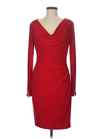 Pre-owned Caché Cocktail Dress In Red