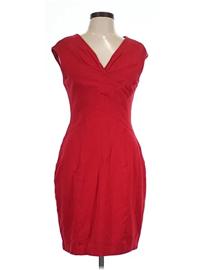 Pre-owned Caché Cocktail Dress In Red